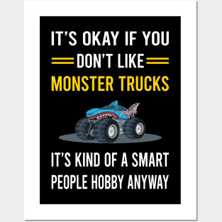 Smart People Hobby Monster Truck Trucks Posters and Art